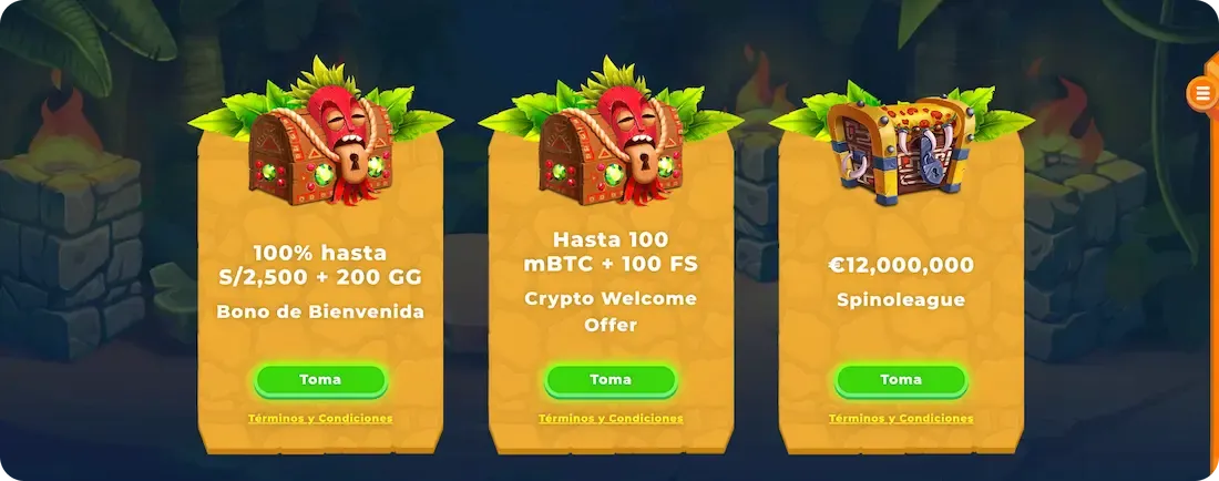 bonos del casino wazamba